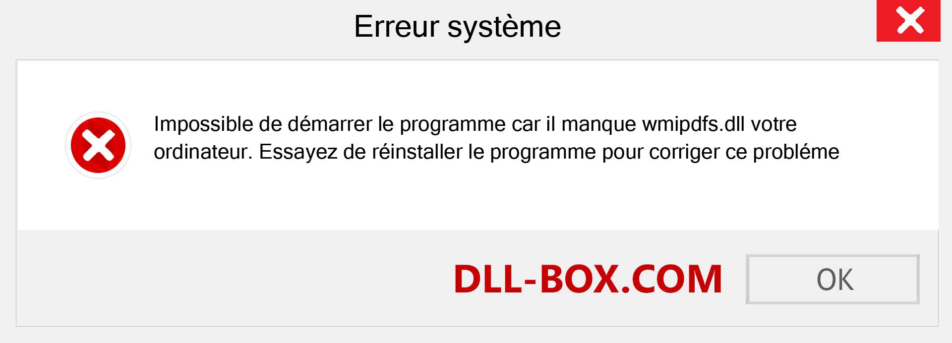 Le fichier wmipdfs.dll est manquant ?. Télécharger pour Windows 7, 8, 10 - Correction de l'erreur manquante wmipdfs dll sur Windows, photos, images